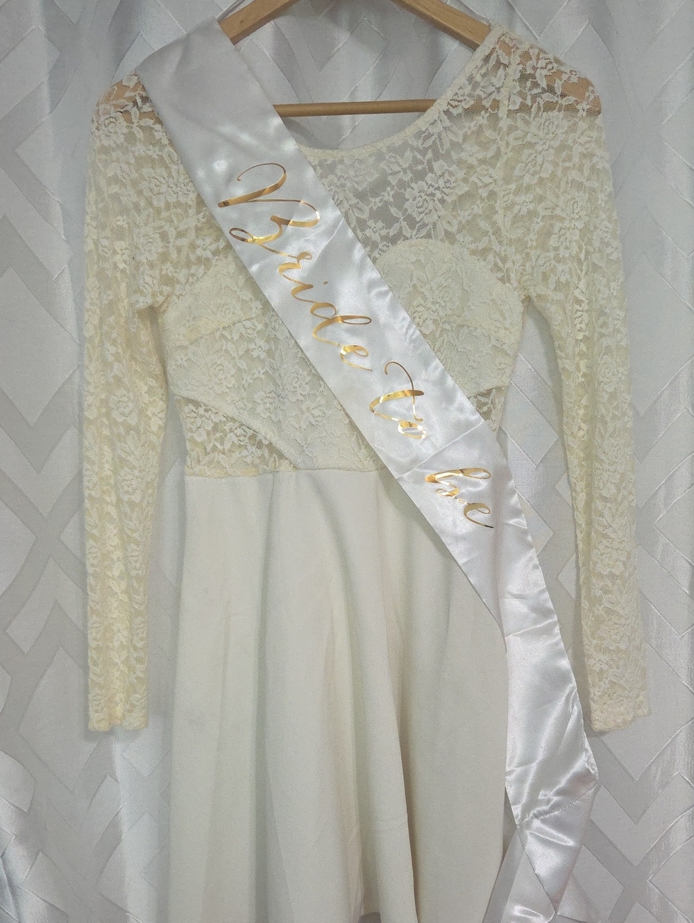 Bride To Be Party Dress with Satin Sash